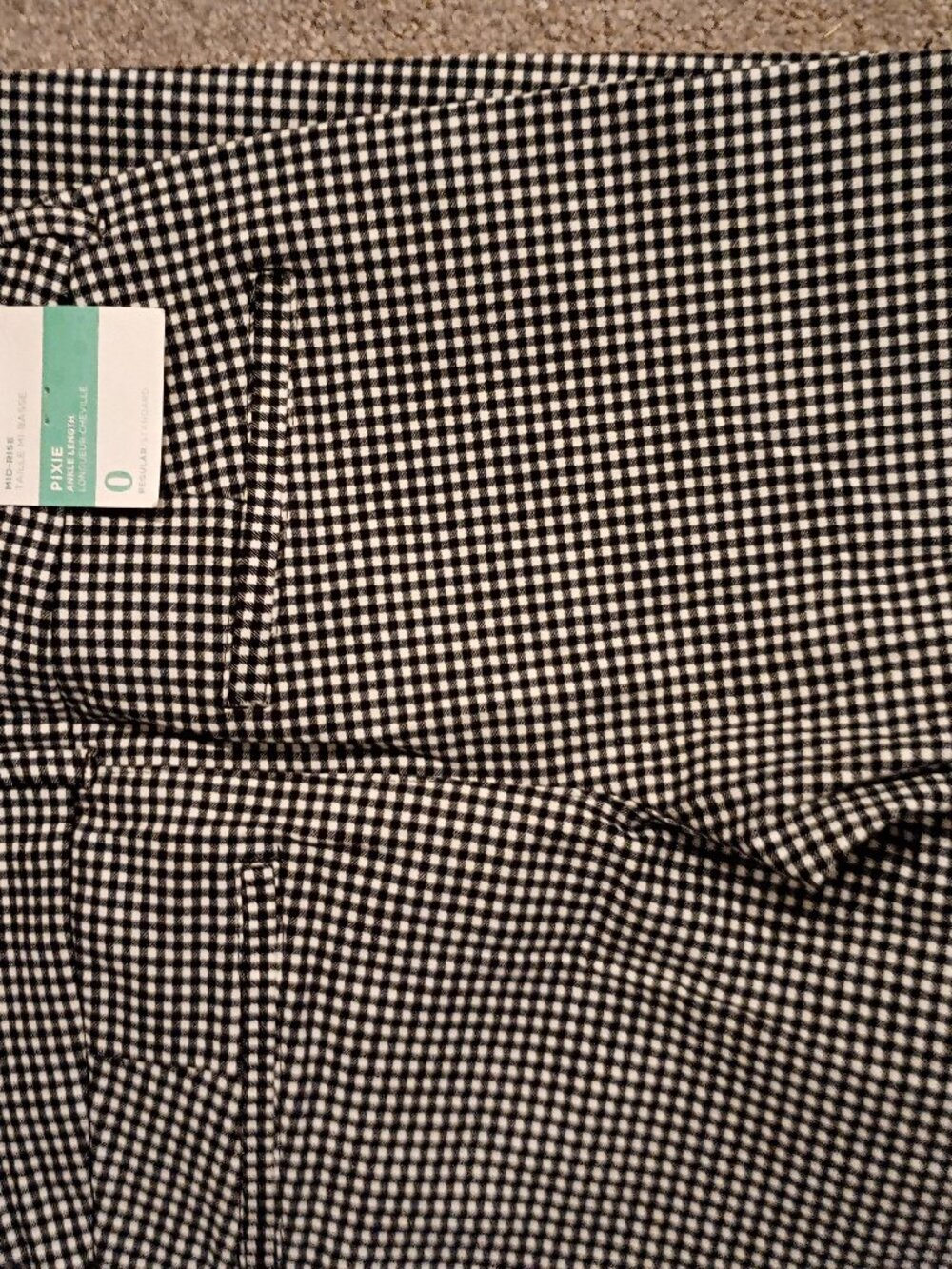 Old Navy checkered pants